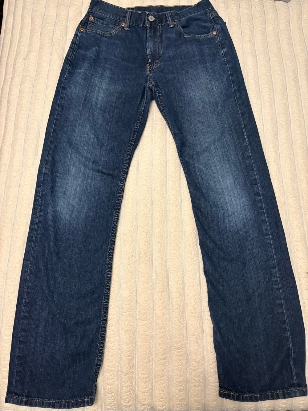 Men's Levi's 514 Straight Fit Jeans - Size 28x30 - Classic Blue Wash